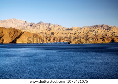 Lake Mohave in the Lake Mead National Recreation area near Boulder City, Arizona and Laughlin, Nevada