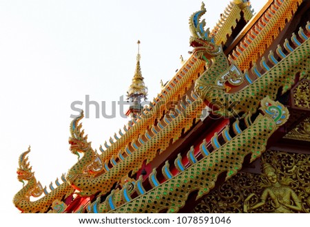 Exotic Temple Roof