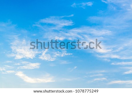Blue sky and cloud background Royalty-Free Stock Photo #1078775249
