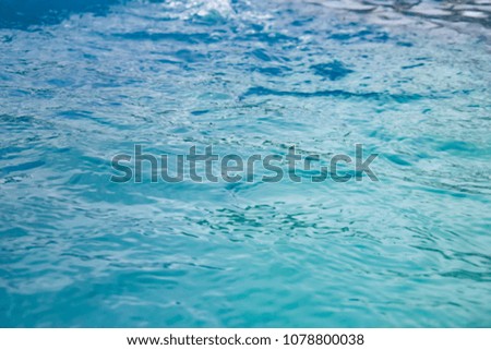 turquoise water as background for swimming, pool and diving themes