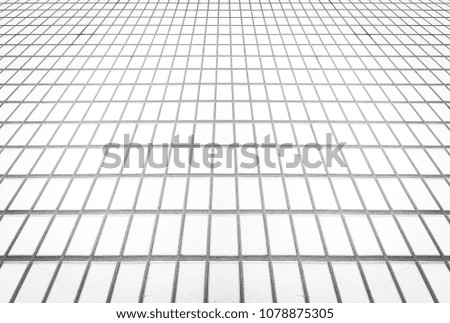 Outdoor stone block tile floor background and texture pattern