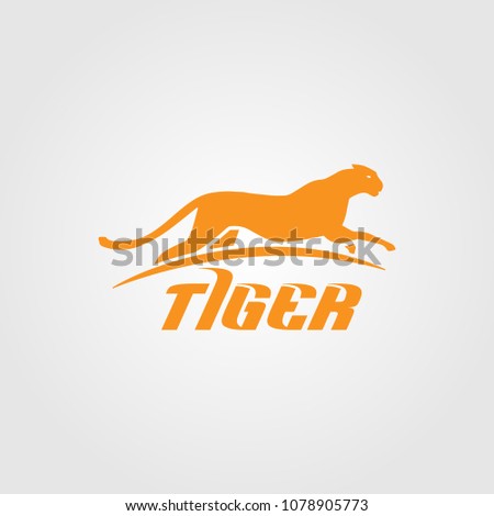 Creative logo design and Unique Tiger mascot.
