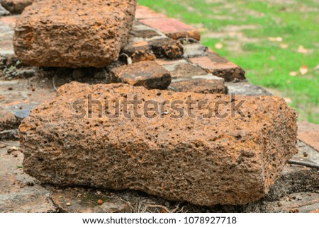 A Wall of Old Red Brick