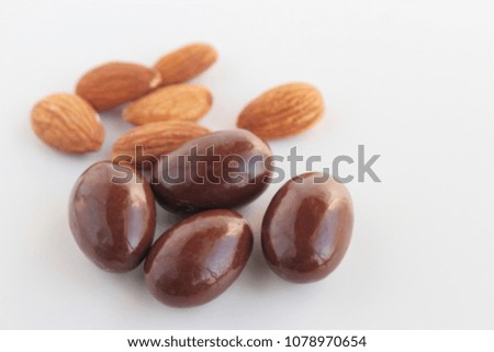 Almonds and chocolate