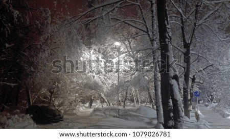russian winter street