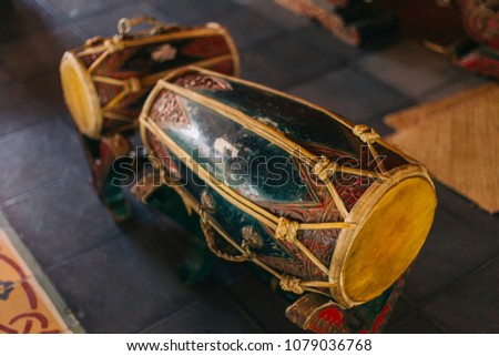 Kendang - Gamelab. Javanese Traditional musical instrument, Indonesia