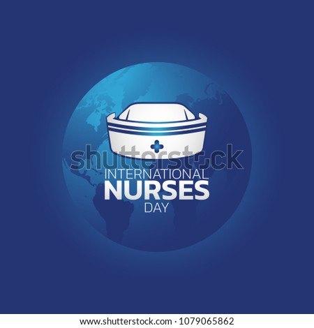 international nurses day, Vector Illustration.