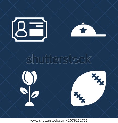 Premium set of fill vector icons. Such as card, action, nature, ball, grass, wear, pass, sport, clothing, field, fashion, summer, blank, man, security, spring, uniform, floral, flower, stadium, white