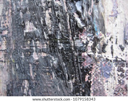 Abstract Background & Texture. Detail of artistic abstract oil painted background