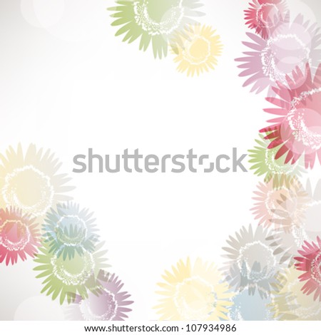 colorful sunflower background