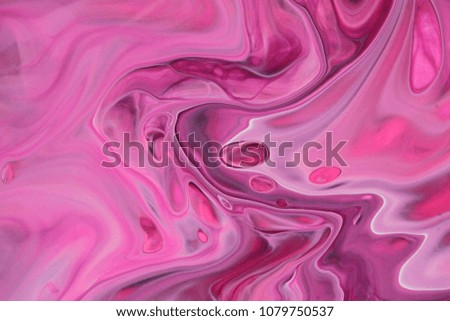 Pink splash, waves and stripes pink natural background photo, unique color marble mix