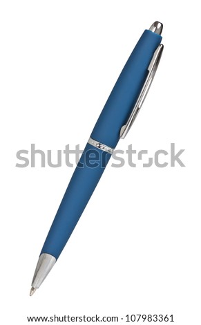 pen isolated on the white background with clipping path Royalty-Free Stock Photo #107983361