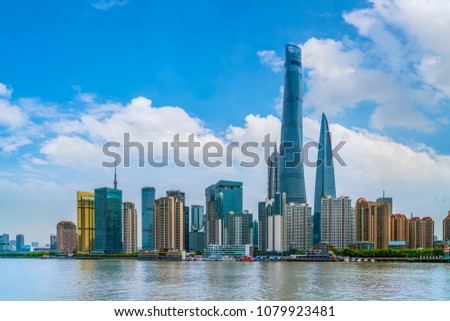 Architectural landscape in the Bund, Shanghai

