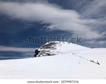 Snowy mountains - Sunshine Village ski resort in Canada