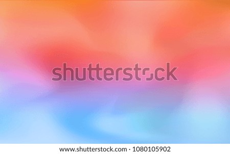 Light Blue, Red vector blurred bright pattern. Brand-new colored illustration in blurry style with gradient. A completely new design for your business.