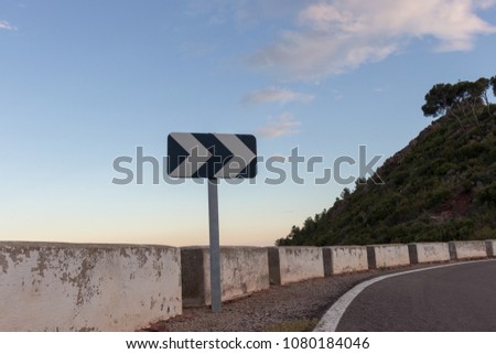 traffic signal on a mountain road