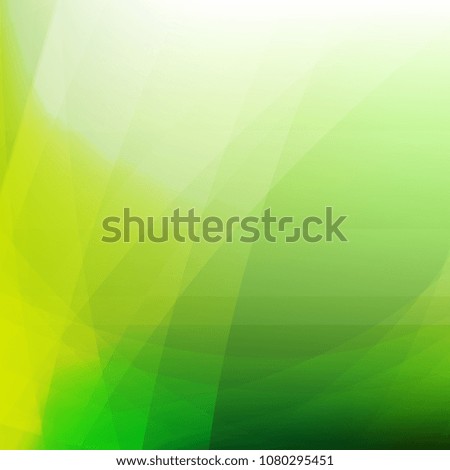 Green Dynamic Background With Gradient Mesh, Vector Illustration
