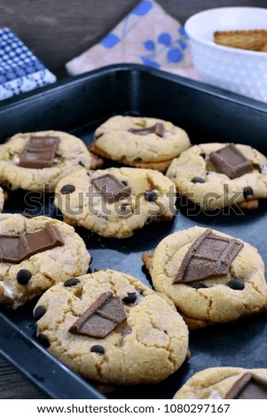 Marshmallow Chocolate Chips Cookies