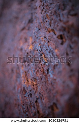 Beautiful colourful closeup pictures natural of iron ore minerals rock at Boolgeeda airpot mining site Perth, Western of Australia 