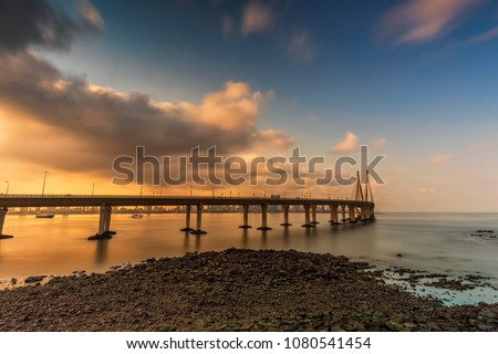The Golden Bridge of Mumbai - Bandra Worli Sea Link