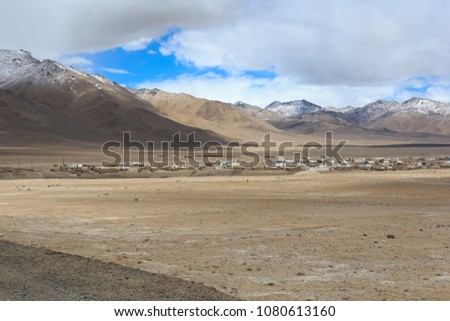 Alichur village area on East Pamir.