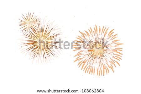 vector icon fireworks