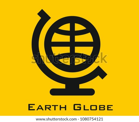 Earth Globe vector icon