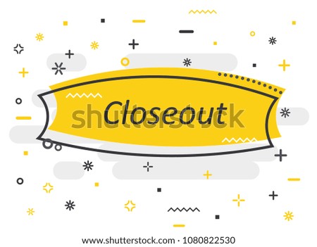 Quick Tips badge with light bulb and speech bubble. Trendy flat vector on yellow background. Vector Illustration.