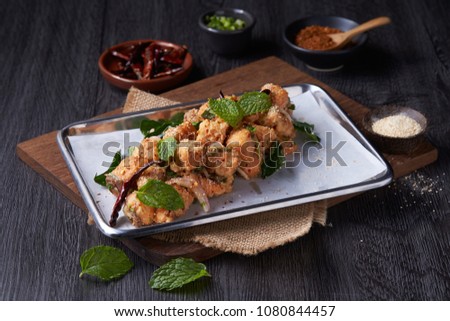 A catalog series of appetizer food  