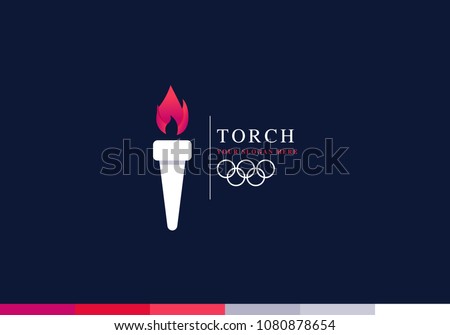 vector torch logo