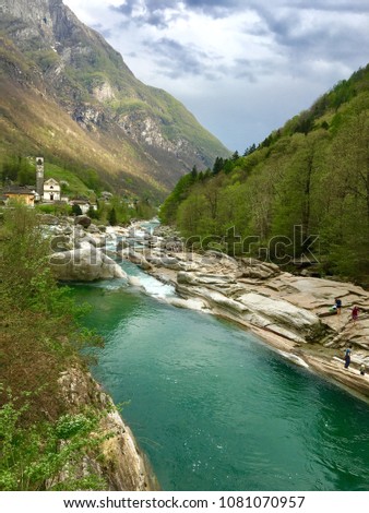 Ponte dei Salti in Lavertezze in South Switzerland