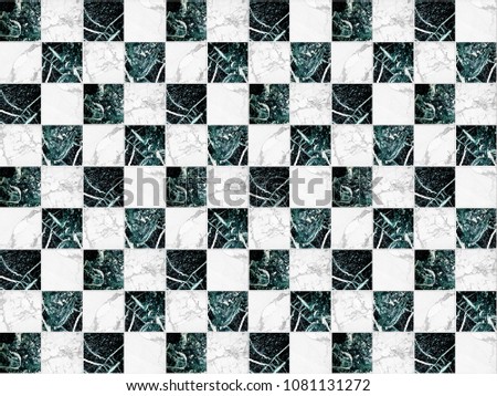 Mosaic of marble