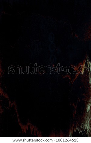 Rusty metal sheet with scratches. Designer background.