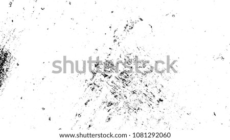 Overlay aged grainy messy template. Distress urban used texture. Grunge rough dirty background. Brushed black paint cover. Renovate wall frame grimy backdrop. Empty aging design element. EPS10 vector.