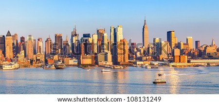 Panoramic view of Manhattan, New York