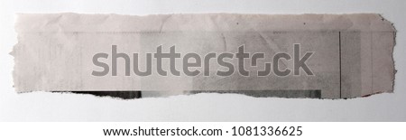 Piece of torn paper on plain background  Royalty-Free Stock Photo #1081336625