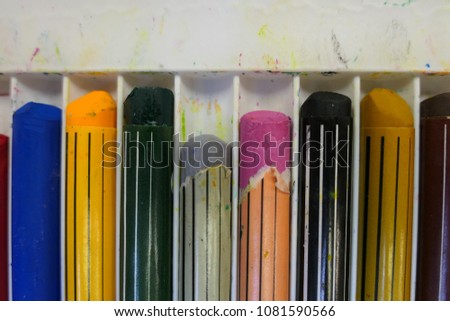 Fabric pastel dye stick