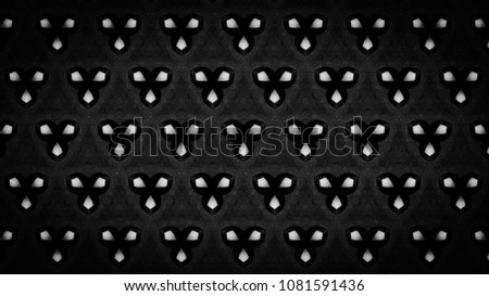 An abstract geometric pattern with a dark vignette border. 