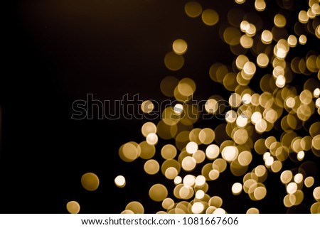 Gold Bokeh, Abstract gold bokeh background