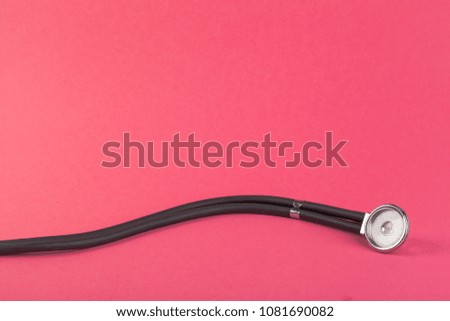 Close up view,  stethoscope