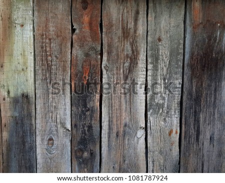 Dark brown wood texture. Old wood planks texture  Royalty-Free Stock Photo #1081787924