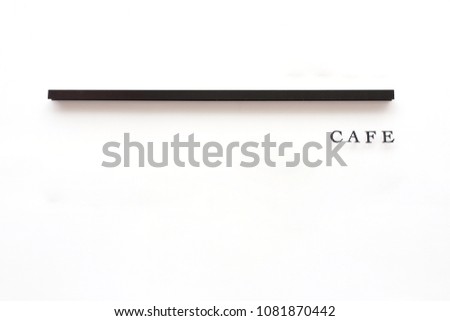 Photo white empty wall signboard