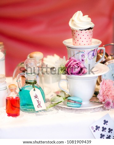 The 'Drink Me' potion, Alice in wonderland theme 