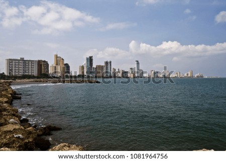 Cartagena city, colombian caribbean