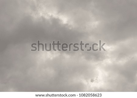 White clouds before the rain, cloudy weather background