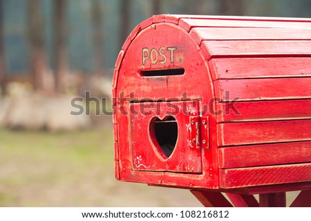 A mailbox Royalty-Free Stock Photo #108216812