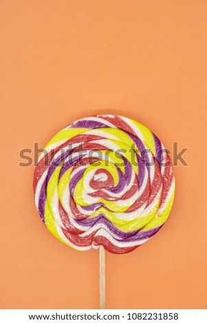 A studio photo of a lollipop
