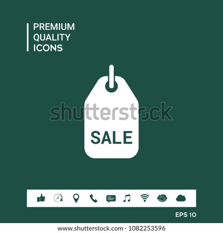 Sale tag symbol