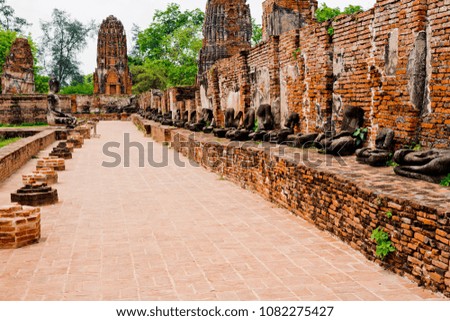 Wat Mahathat  is one of the must-see Buddhist architectural sites  In 1991 UNESCO designated Ayutthaya ,Thailand  as a World Heritage Site, 