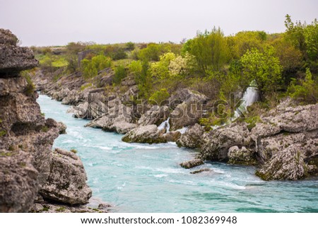 River in the rocks